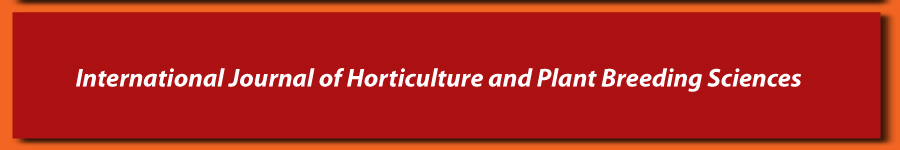 International Journal of Horticulture and Plant Breeding Sciences